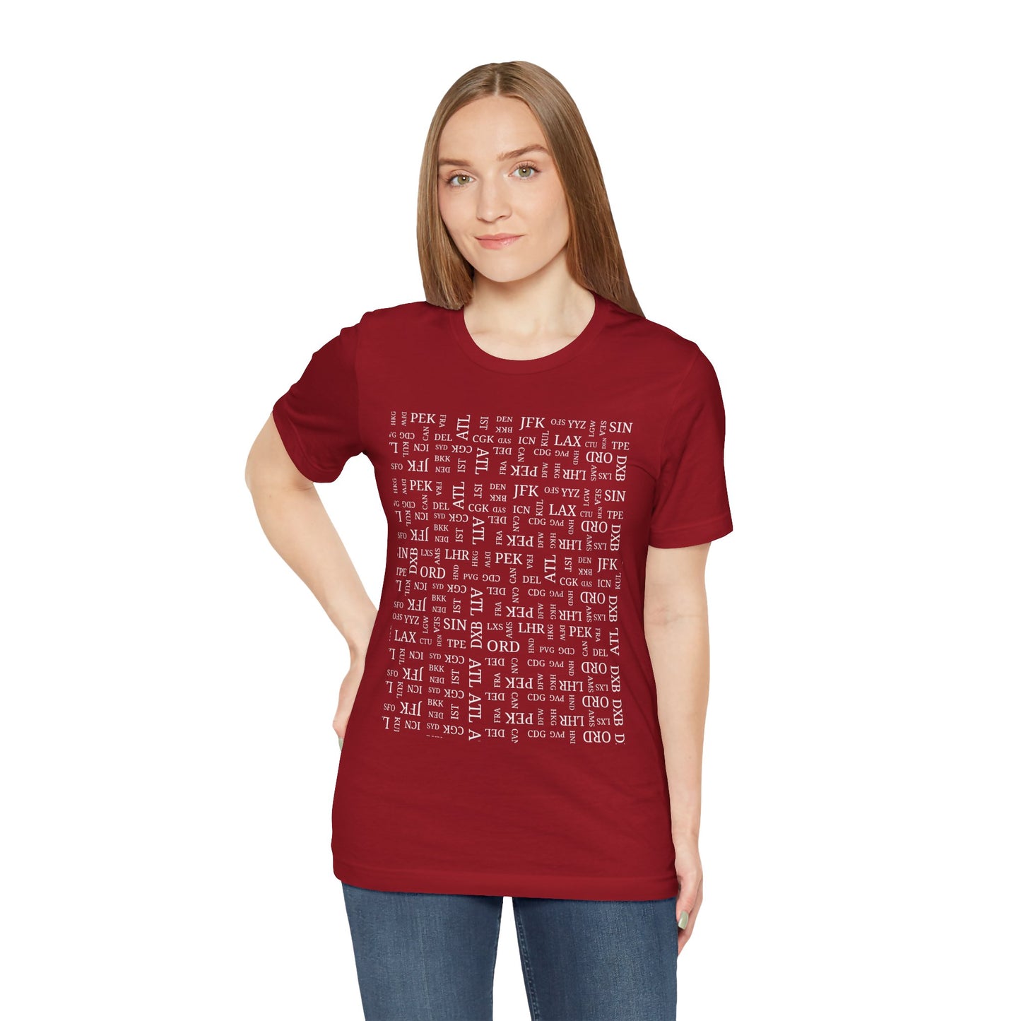 Airport Code Travel Tee for Travel Lovers and AV Geeks