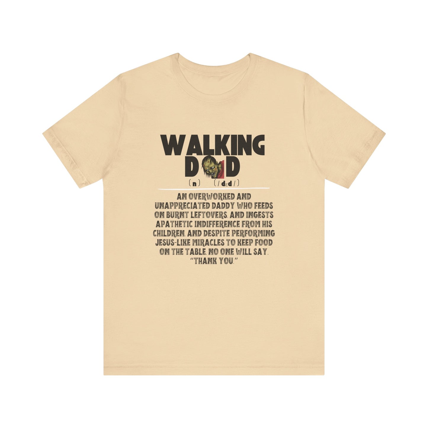 Walking Dad/Dead Shirt, Gift For Halloween, Dad Noun Shirt, Reality Check Dad Shirt, Father's Day Clothing, Spooky Dad Gift, Dad Tee