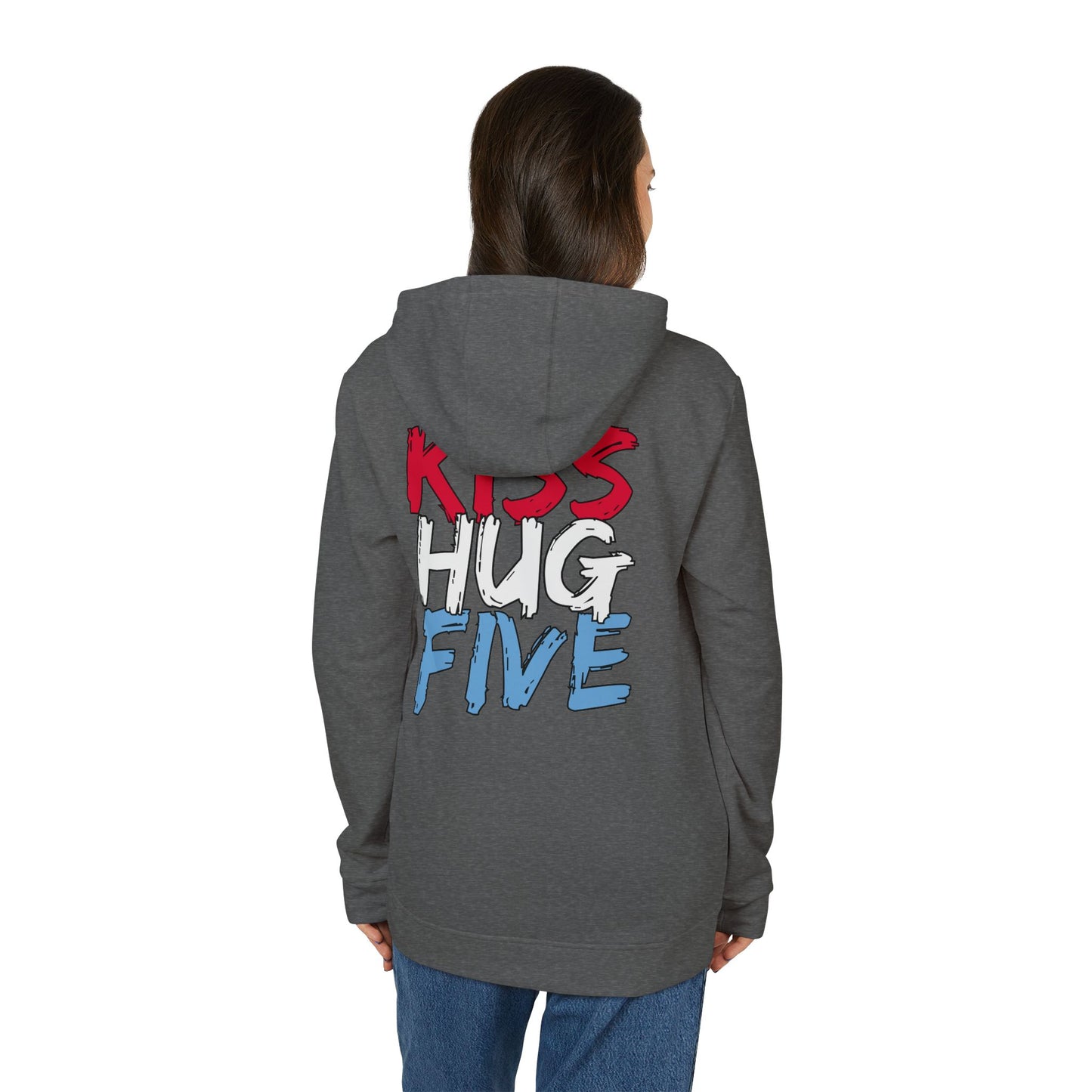 KissHugFive Adidas Unisex Fleece Hoodie