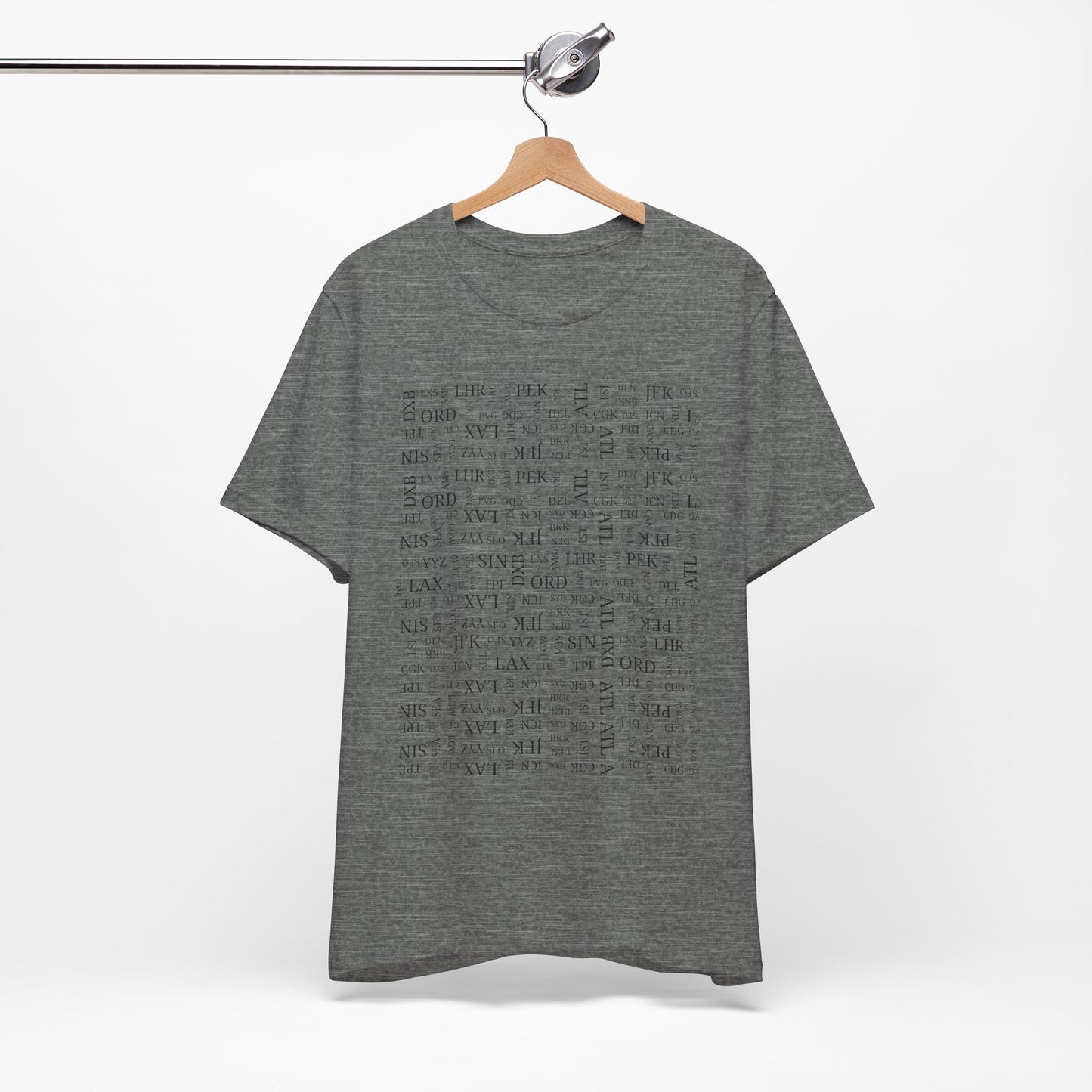 Airport Code Travel Tee for Travel Lovers and AV Geeks