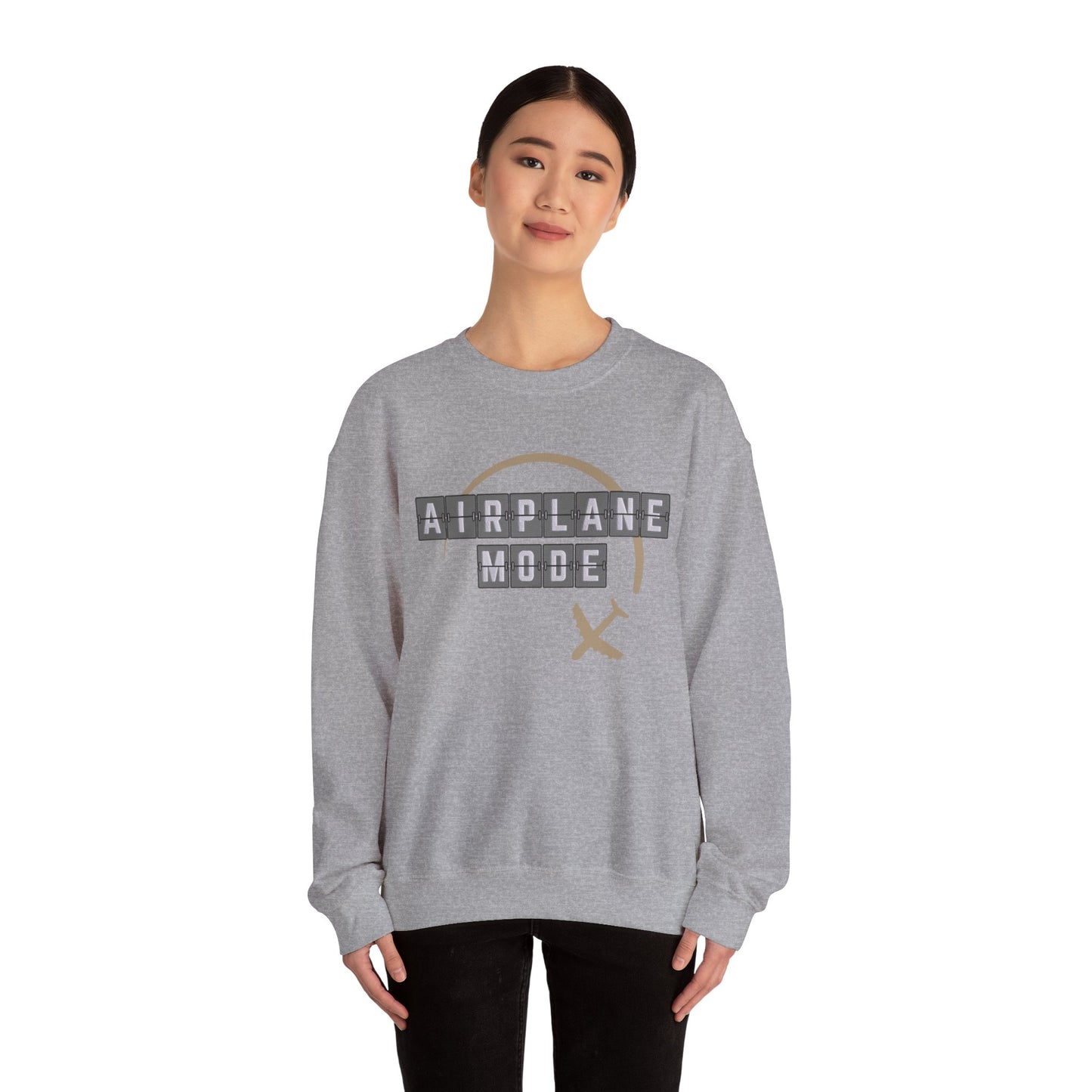 Travel Addict: Airplane Mode Travel Wear, Split Flap Departure Board Sweatshirt