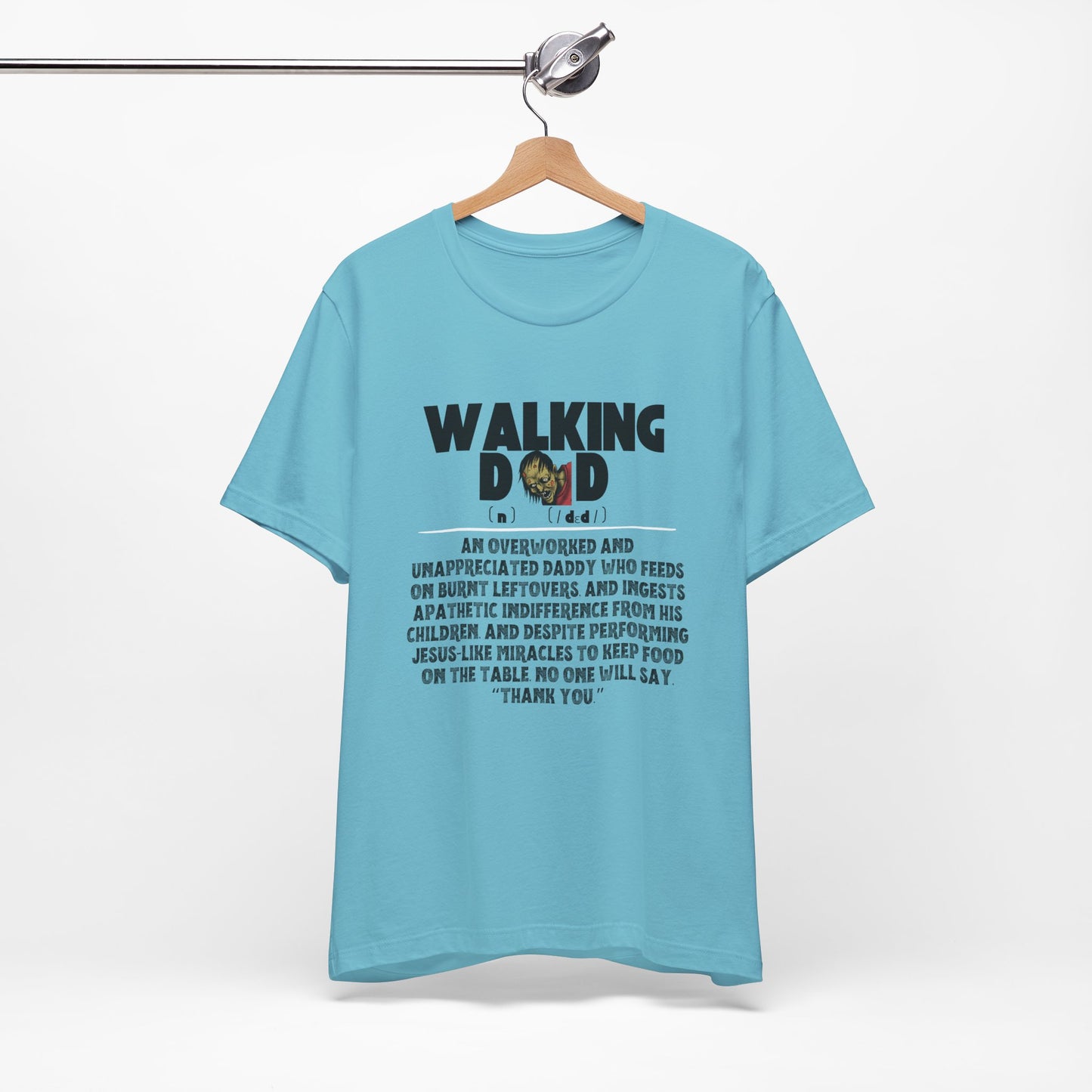 Walking Dad/Dead Shirt, Gift For Halloween, Dad Noun Shirt, Reality Check Dad Shirt, Father's Day Clothing, Spooky Dad Gift, Dad Tee