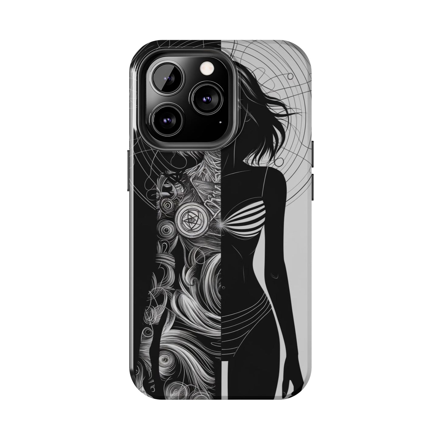 Juxtaposition of Self-Care and Sexuality with Ethereal Energy Phone Case