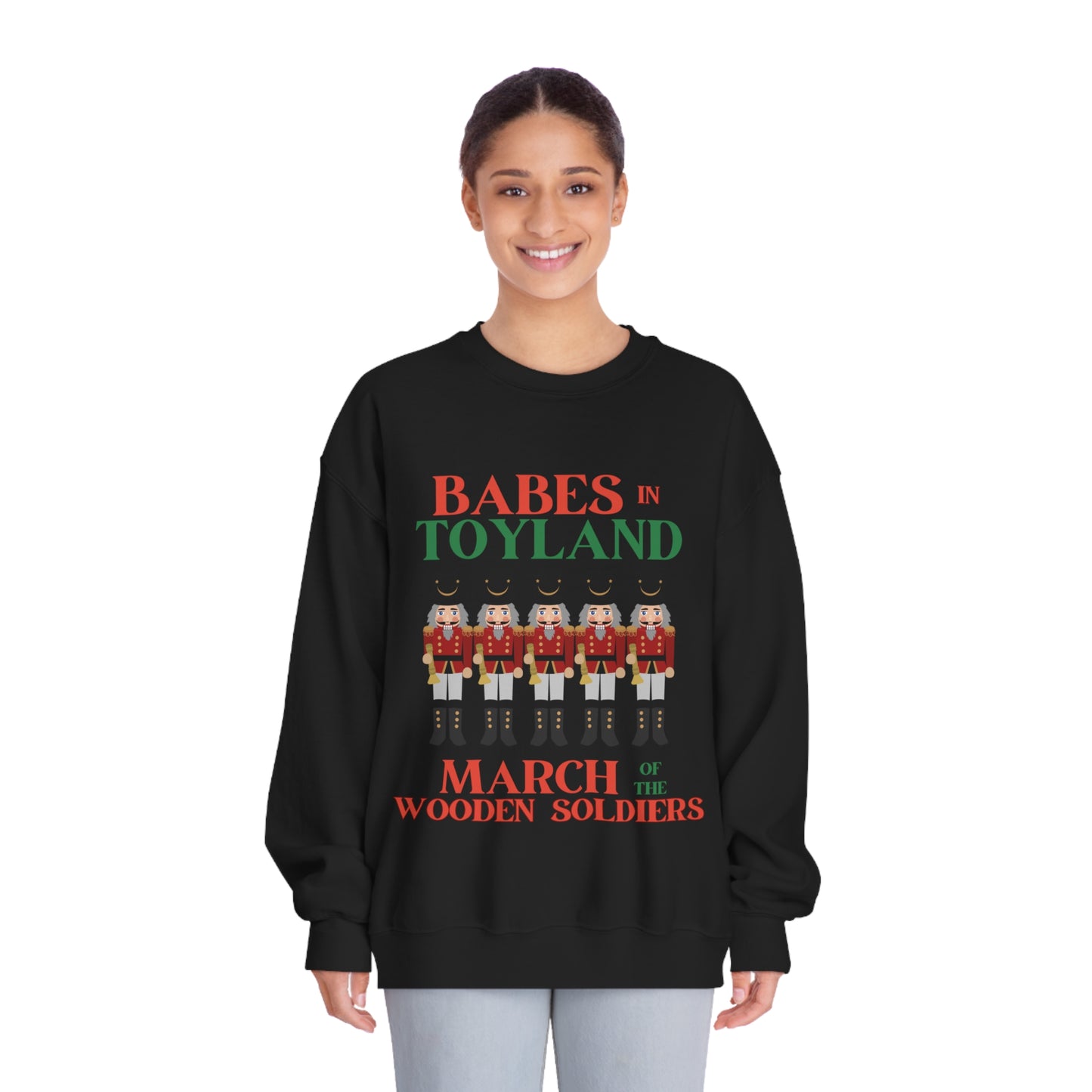 Babes in Toyland, March of the Wooden Soldiers, Holiday Sweatshirt Laurel & Hardy Films