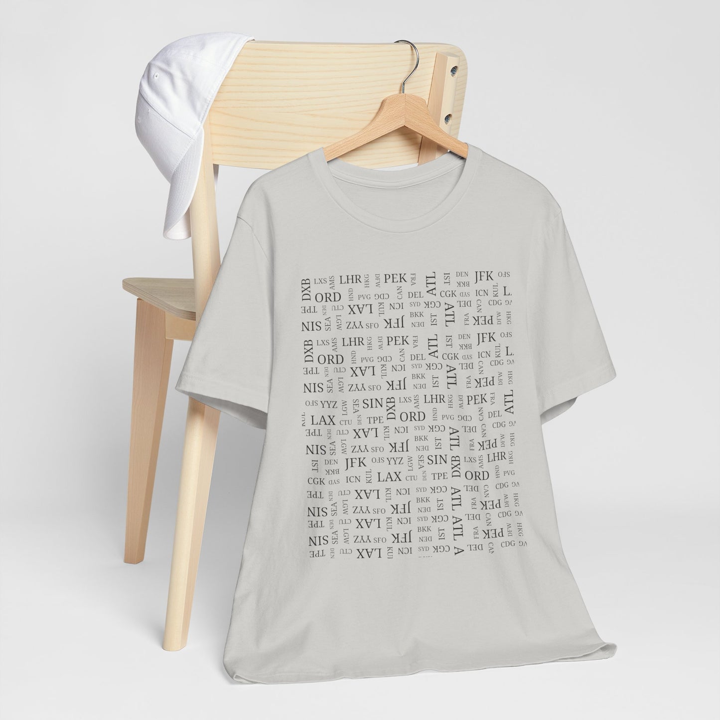 Airport Code Travel Tee for Travel Lovers and AV Geeks