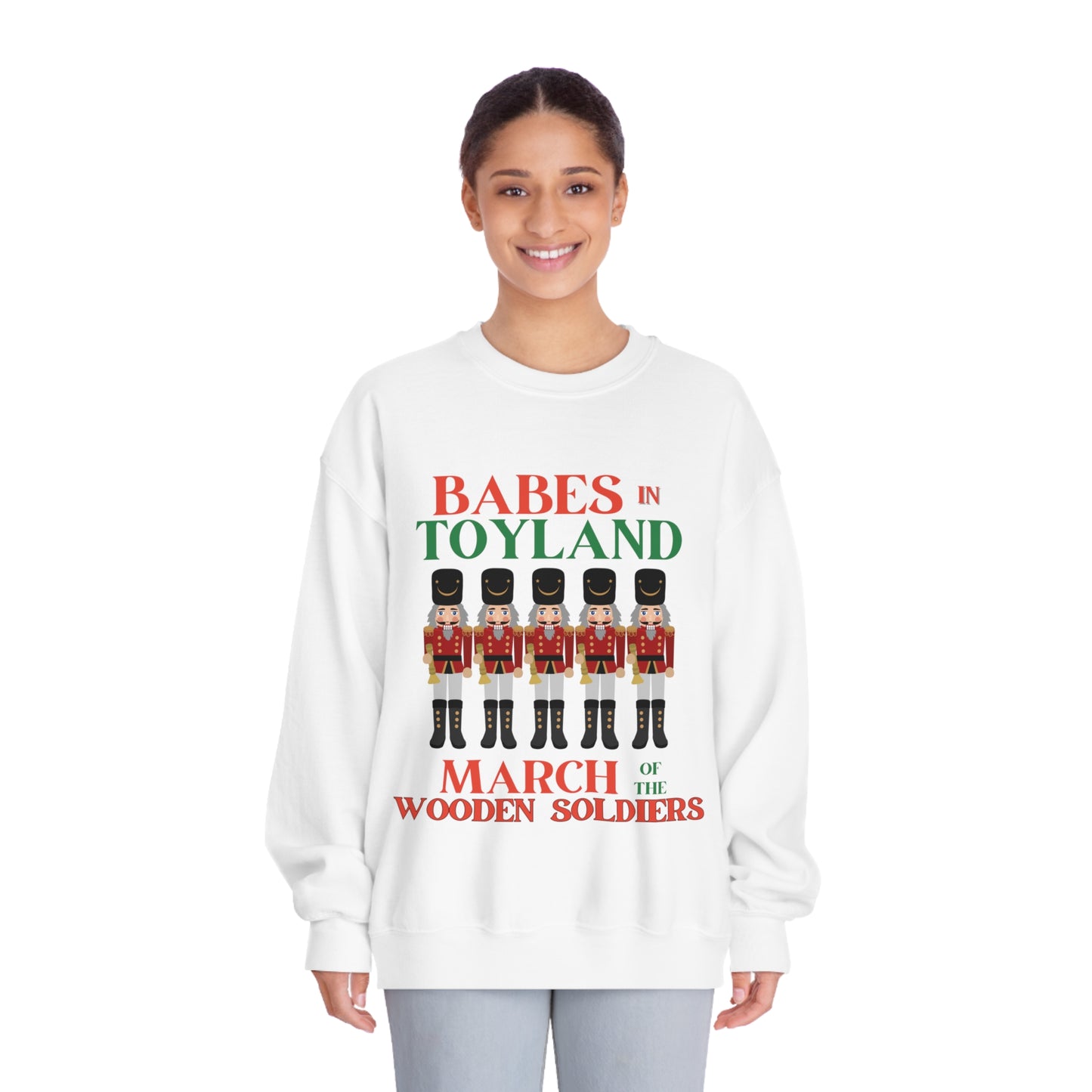 Babes in Toyland, March of the Wooden Soldiers, Holiday Sweatshirt Laurel & Hardy Films