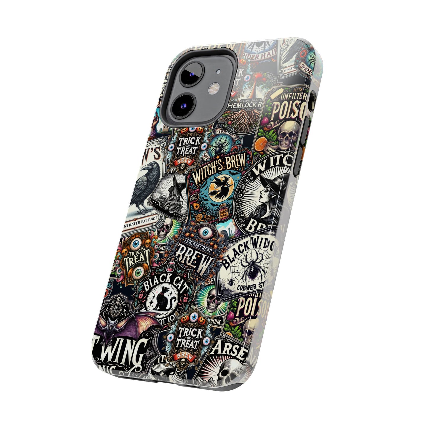 Halloween Witches Brew Deadly Poison Collage Hemlock Phone Case