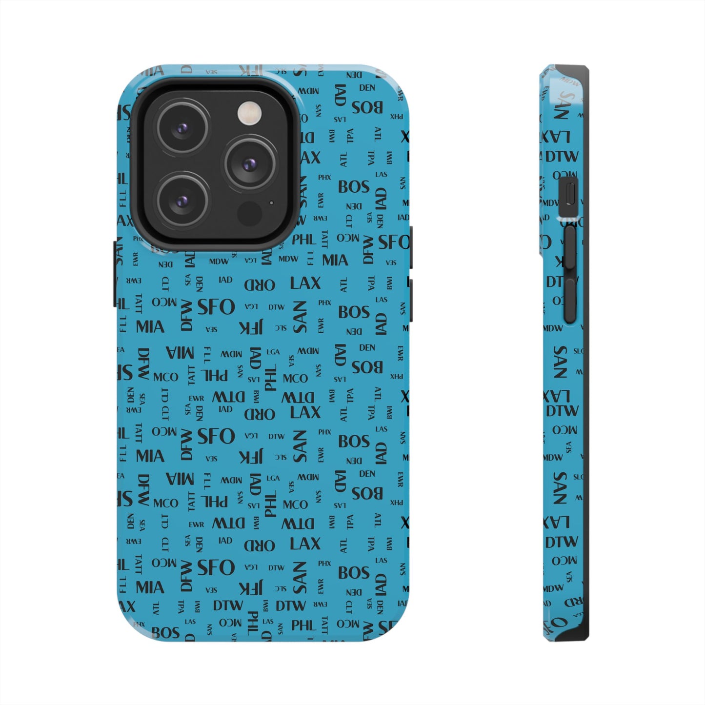 Best Airports Airport Code Tough Travel Phone Case for Travel Lovers