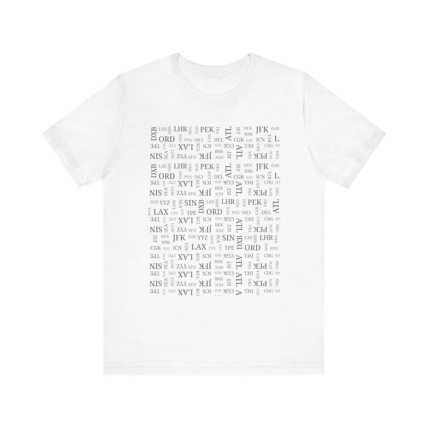 Airport Code Travel Tee for Travel Lovers and AV Geeks