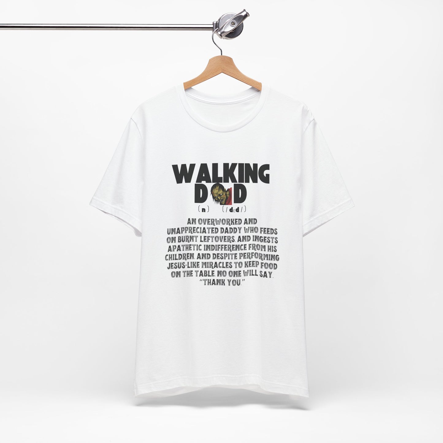 Walking Dad/Dead Shirt, Gift For Halloween, Dad Noun Shirt, Reality Check Dad Shirt, Father's Day Clothing, Spooky Dad Gift, Dad Tee