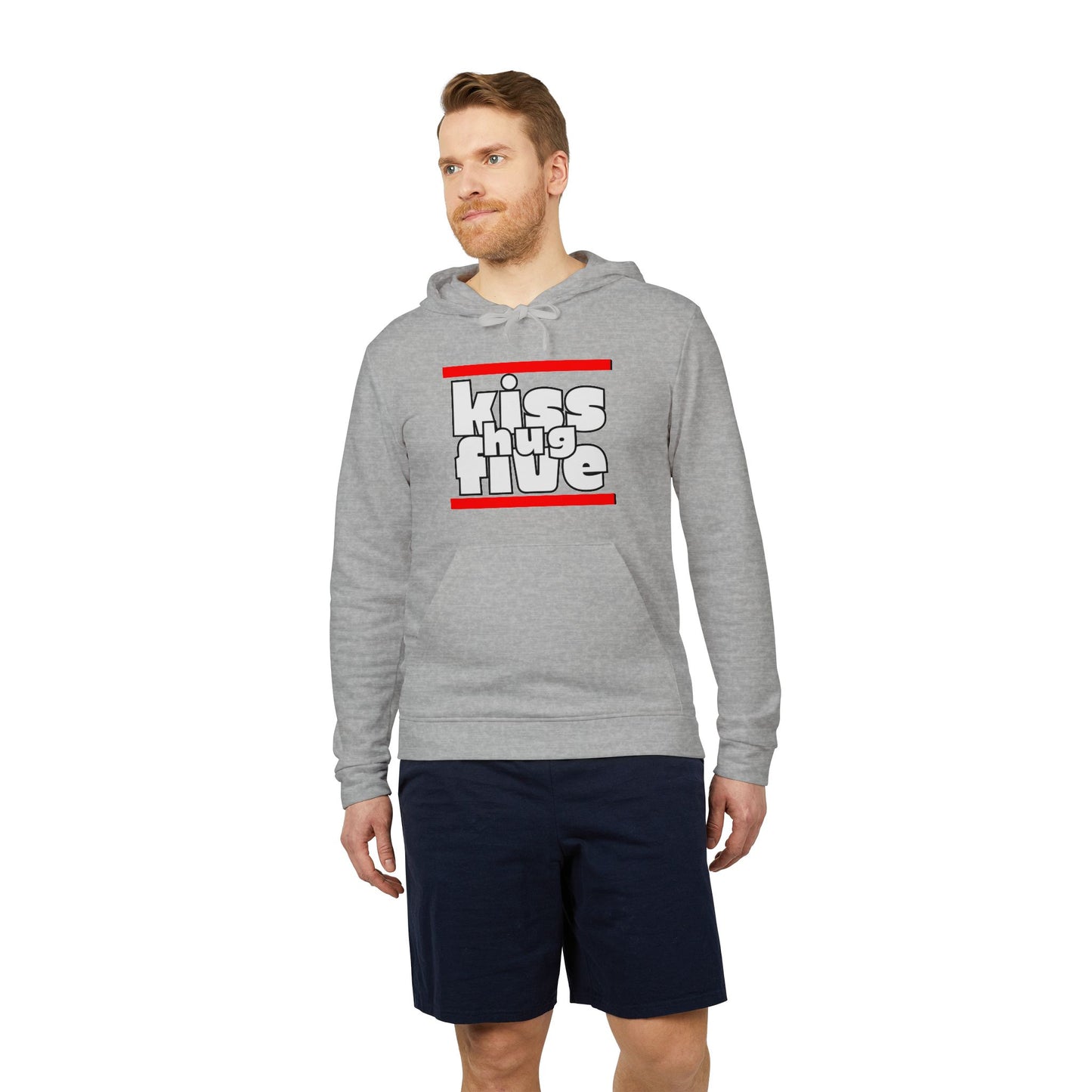 KissHugFive Adidas Unisex Fleece Hoodie