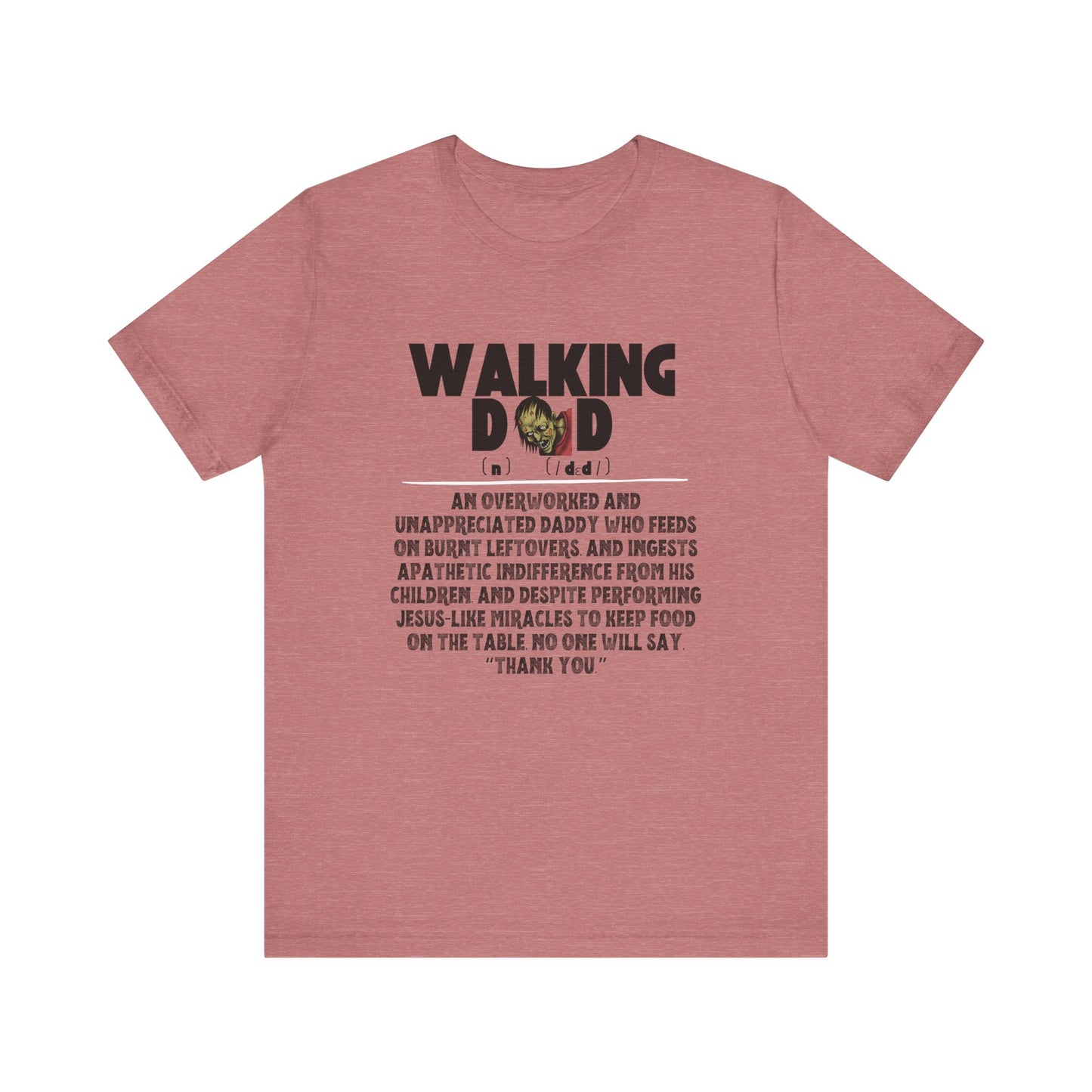 Walking Dad/Dead Shirt, Gift For Halloween, Dad Noun Shirt, Reality Check Dad Shirt, Father's Day Clothing, Spooky Dad Gift, Dad Tee