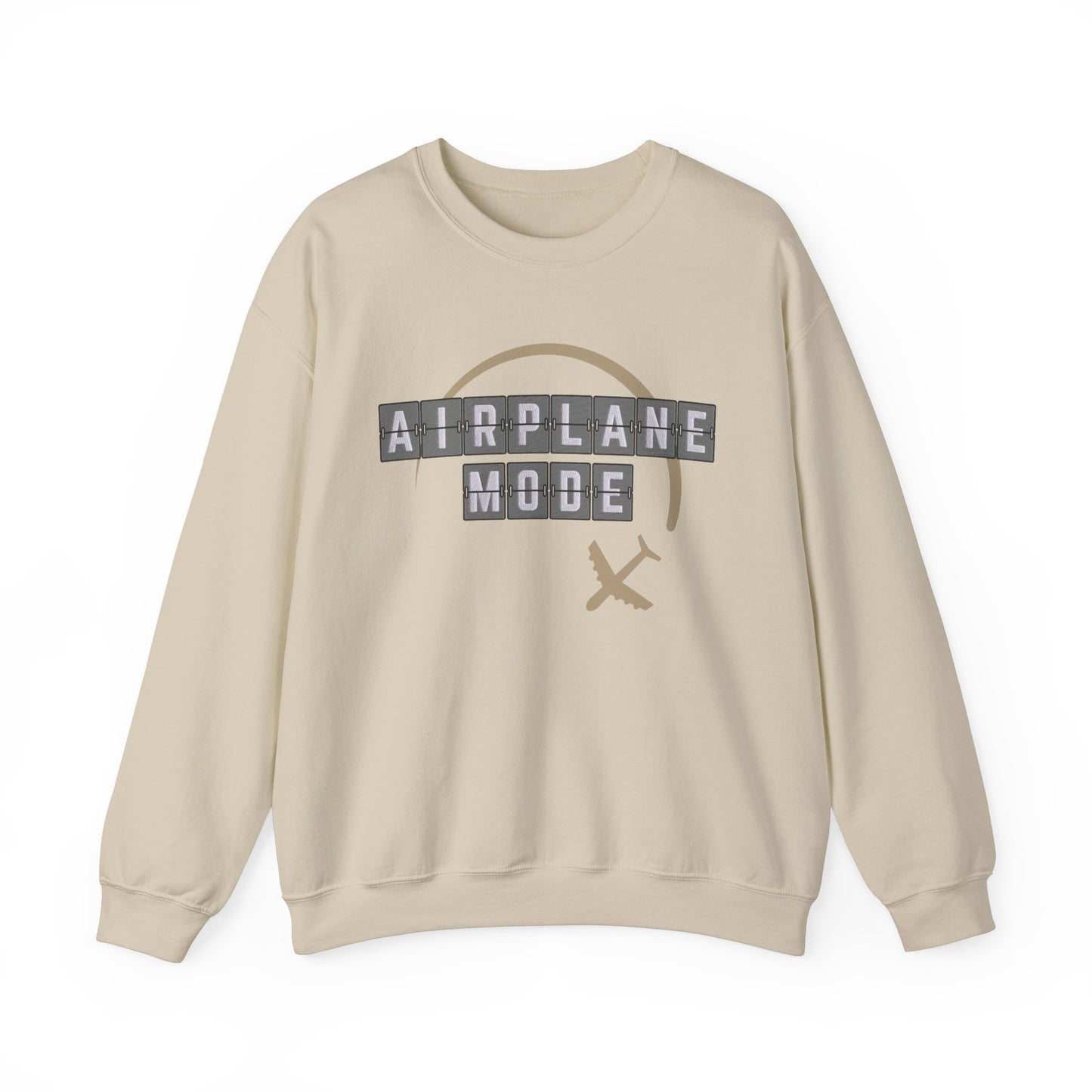 Travel Addict: Airplane Mode Travel Wear, Split Flap Departure Board Sweatshirt