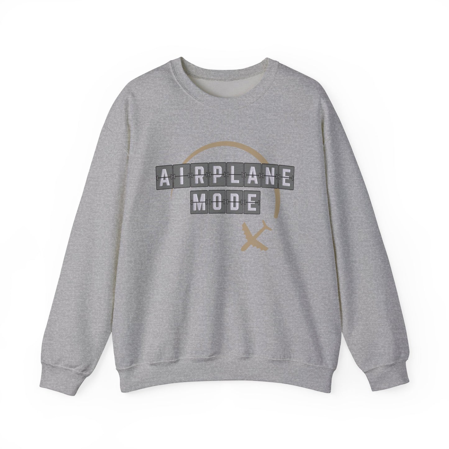 Travel Addict: Airplane Mode Travel Wear, Split Flap Departure Board Sweatshirt