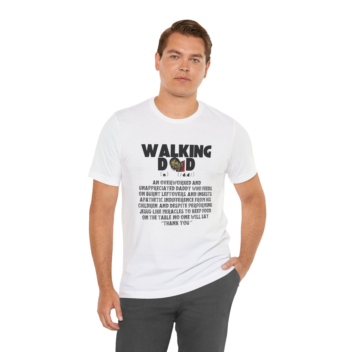 Walking Dad/Dead Shirt, Gift For Halloween, Dad Noun Shirt, Reality Check Dad Shirt, Father's Day Clothing, Spooky Dad Gift, Dad Tee