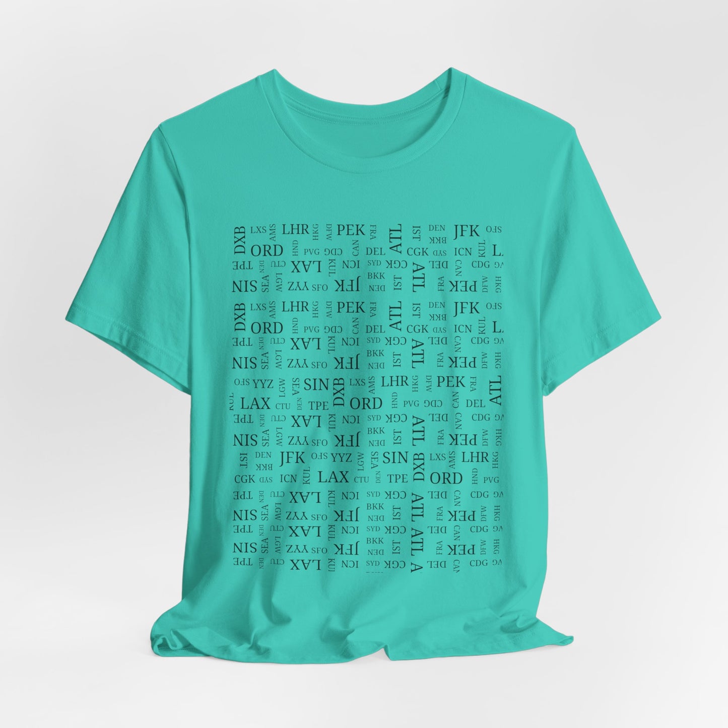 Airport Code Travel Tee for Travel Lovers and AV Geeks