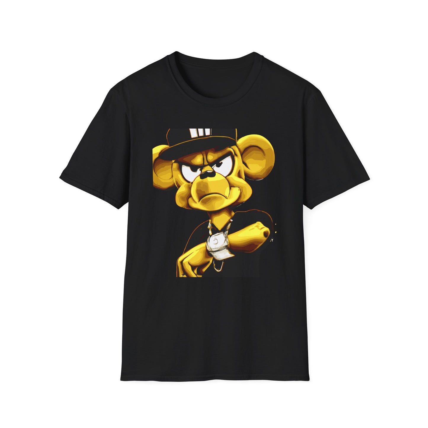 Money Mau5 Characters Travel Day Urban Graffiti Style Men's Leisure T-Shirt for Generation X Travel Lovers