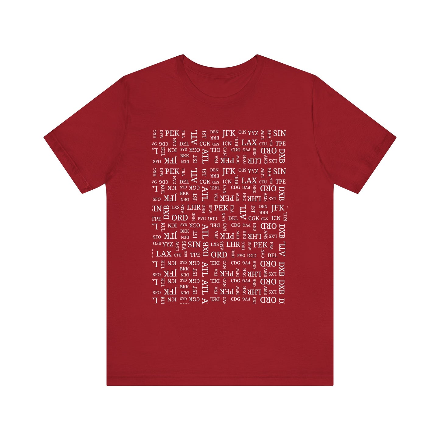 Airport Code Travel Tee for Travel Lovers and AV Geeks