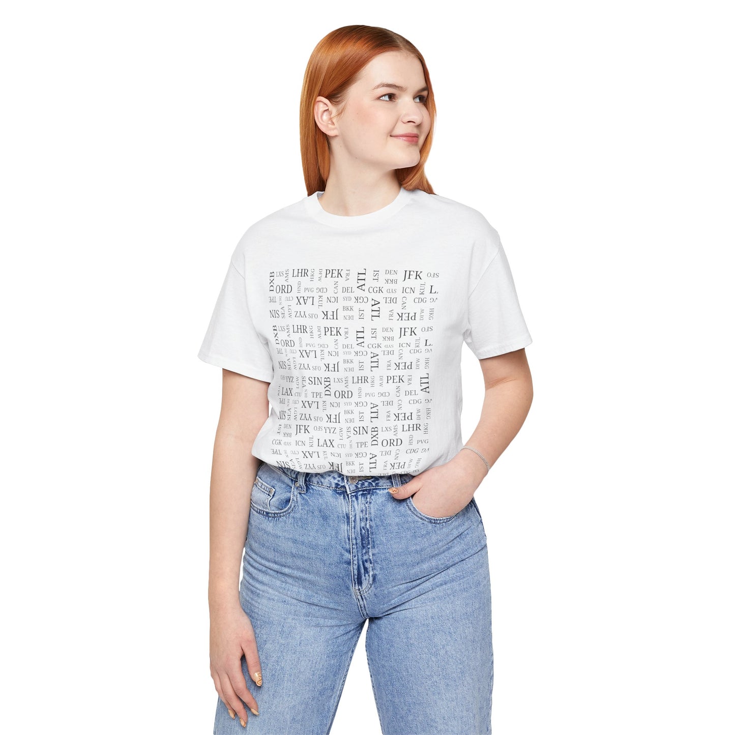 Airport Code Travel Tee for Travel Lovers and AV Geeks