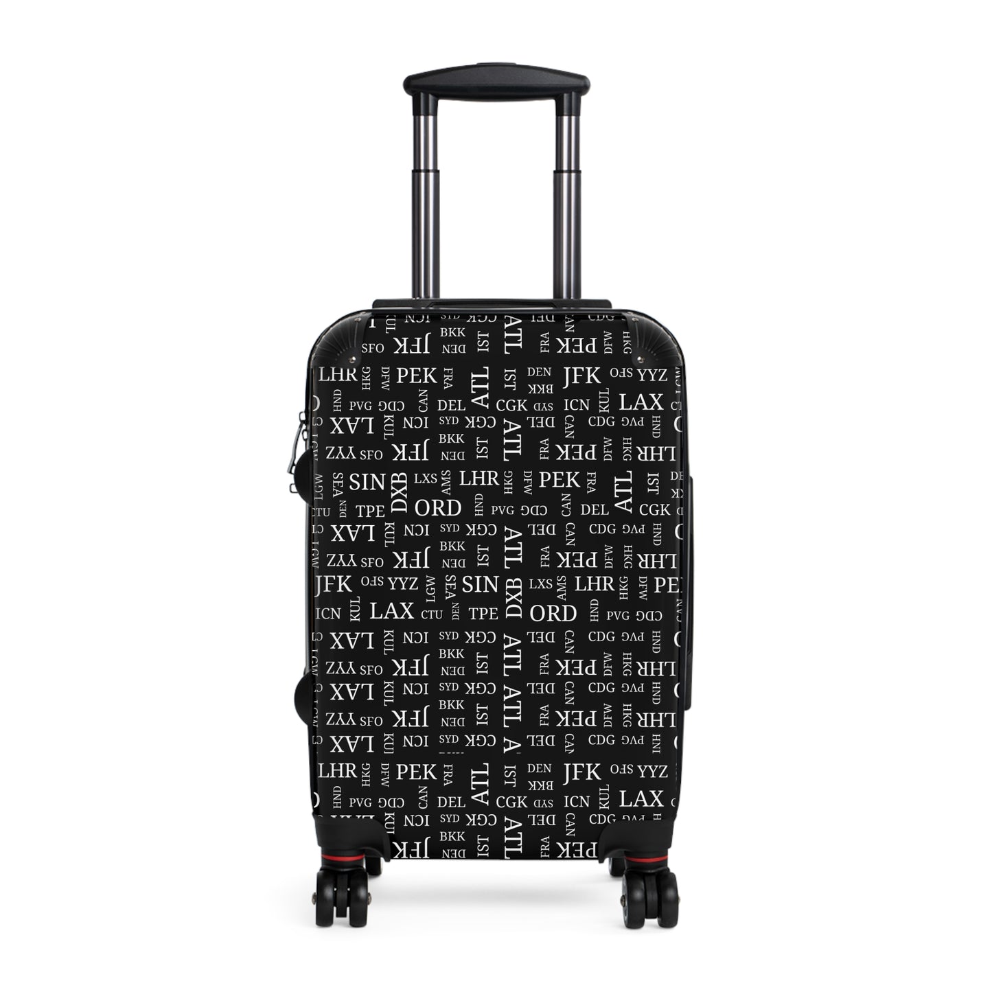 Travel Aficionado Airport Code Design Roller Suitcase