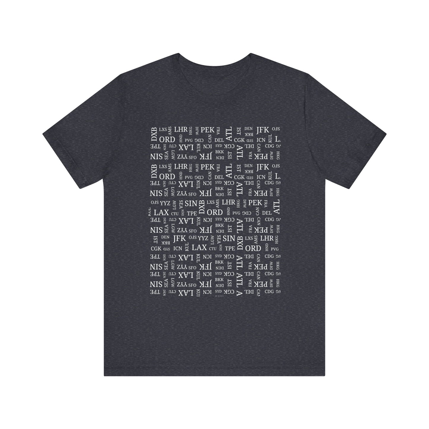 Airport Code Travel Tee for Travel Lovers and AV Geeks