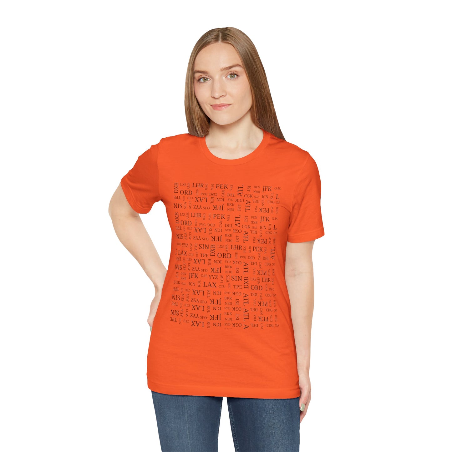 Airport Code Travel Tee for Travel Lovers and AV Geeks