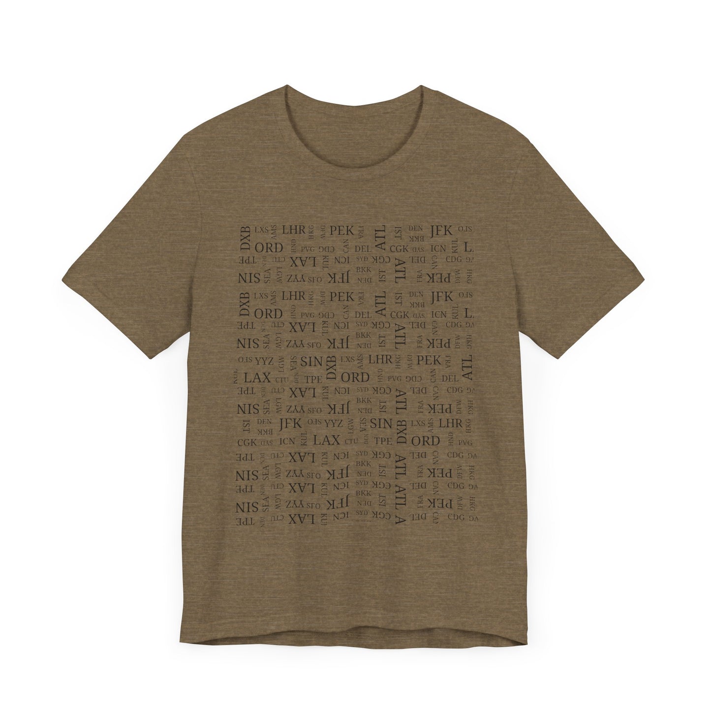 Airport Code Travel Tee for Travel Lovers and AV Geeks