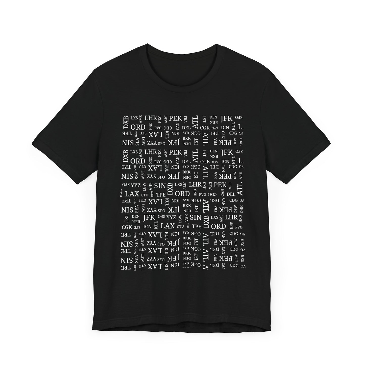 Airport Code Travel Tee for Travel Lovers and AV Geeks