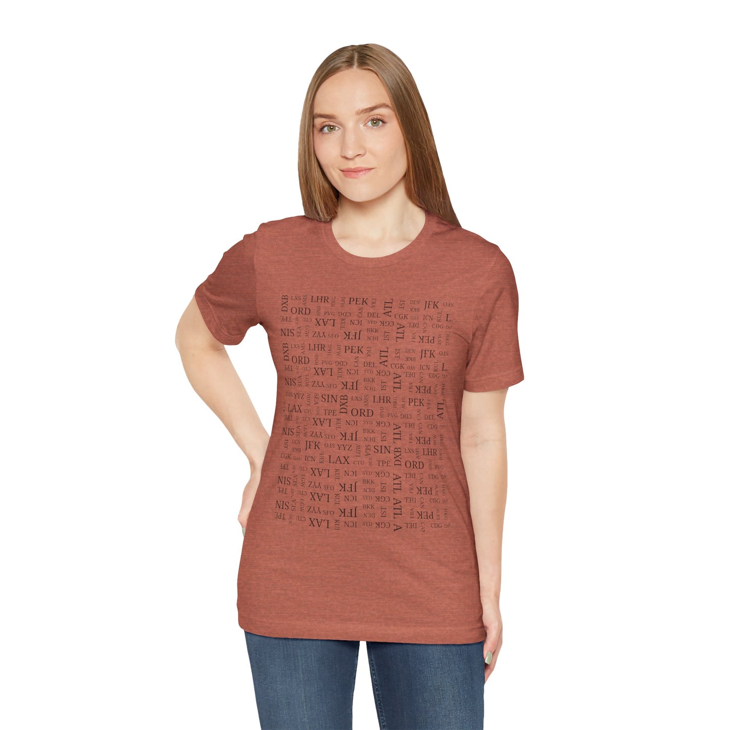 Airport Code Travel Tee for Travel Lovers and AV Geeks