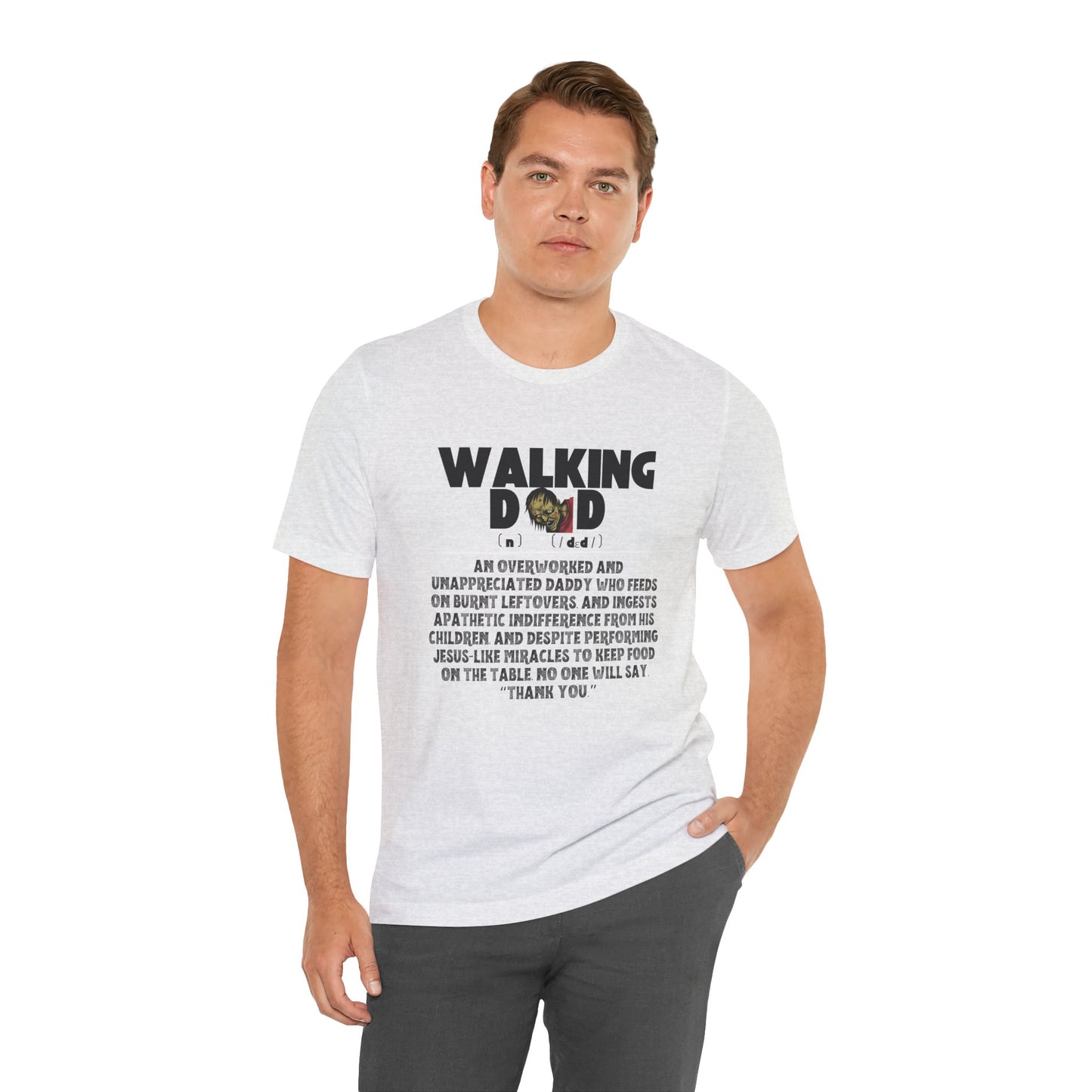 Walking Dad/Dead Shirt, Gift For Halloween, Dad Noun Shirt, Reality Check Dad Shirt, Father's Day Clothing, Spooky Dad Gift, Dad Tee