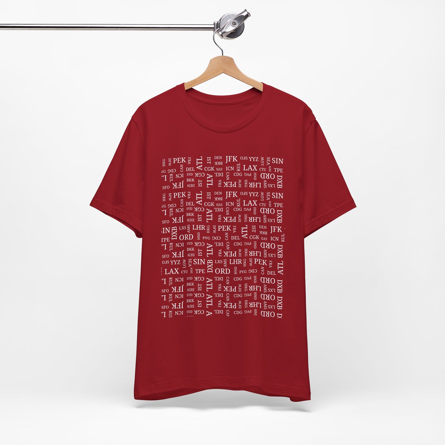 Airport Code Travel Tee for Travel Lovers and AV Geeks