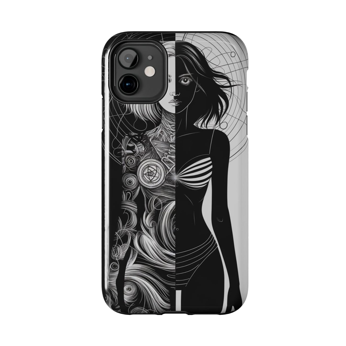 Juxtaposition of Self-Care and Sexuality with Ethereal Energy Phone Case