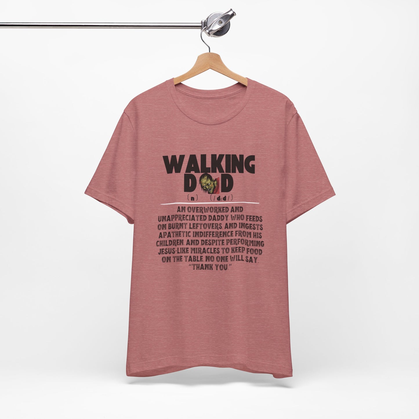 Walking Dad/Dead Shirt, Gift For Halloween, Dad Noun Shirt, Reality Check Dad Shirt, Father's Day Clothing, Spooky Dad Gift, Dad Tee