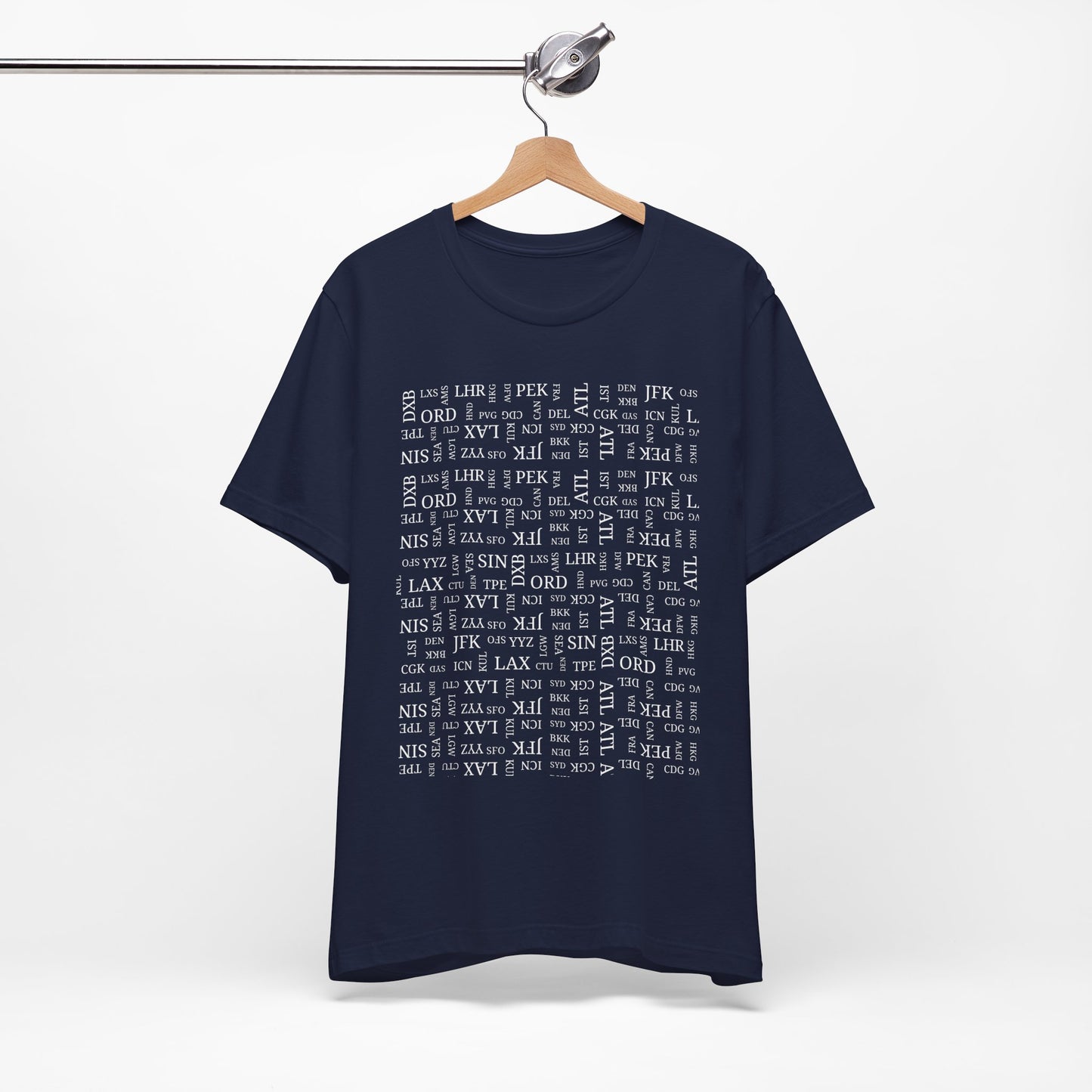 Airport Code Travel Tee for Travel Lovers and AV Geeks