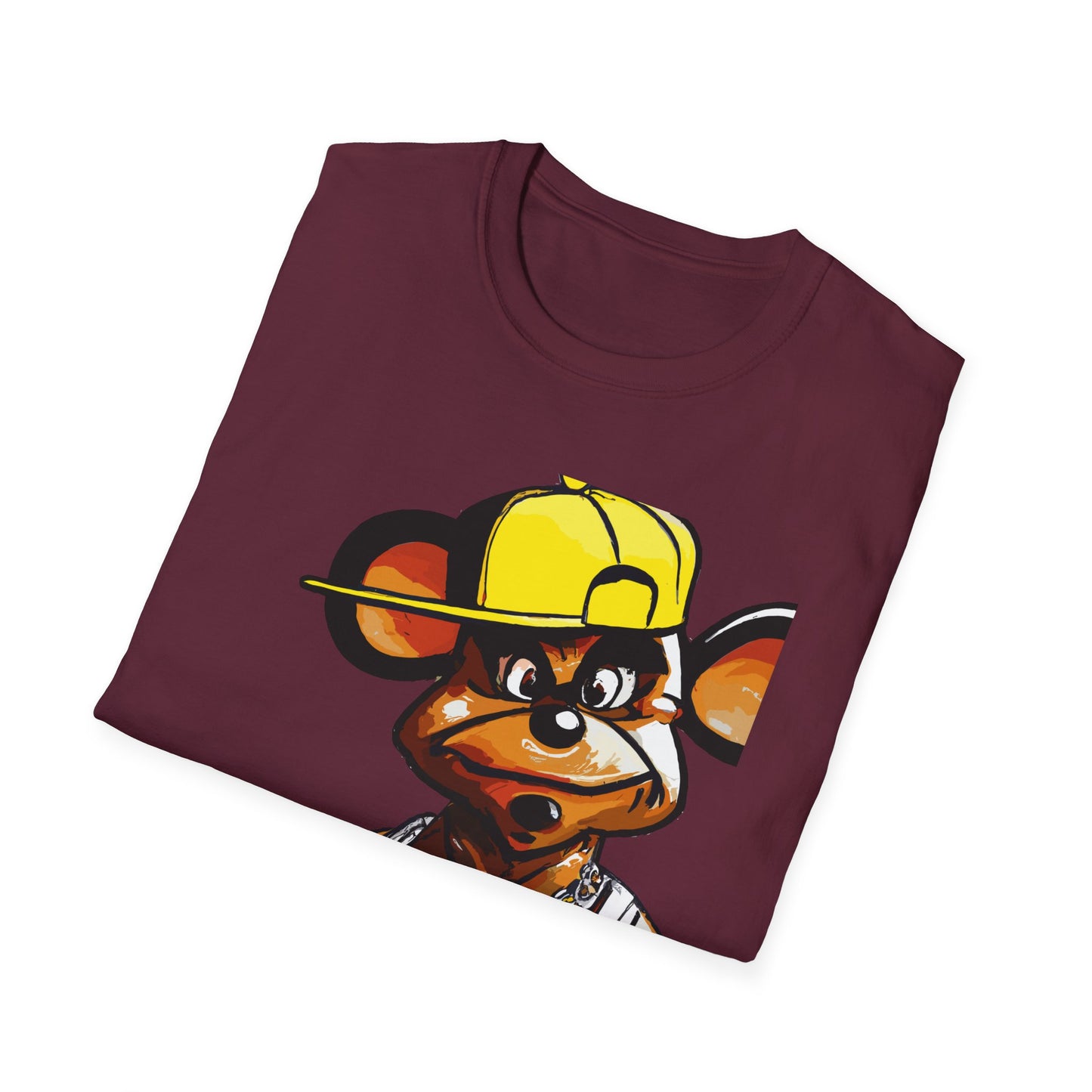 Money Mau5 Characters Urban Graffiti Style Men's Casual Leisure T-Shirt for Generation X Travel Lovers