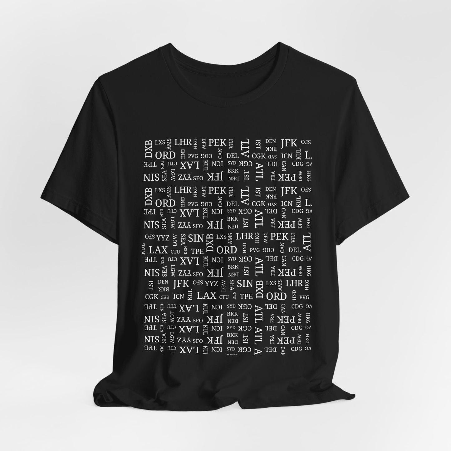 Airport Code Travel Tee for Travel Lovers and AV Geeks