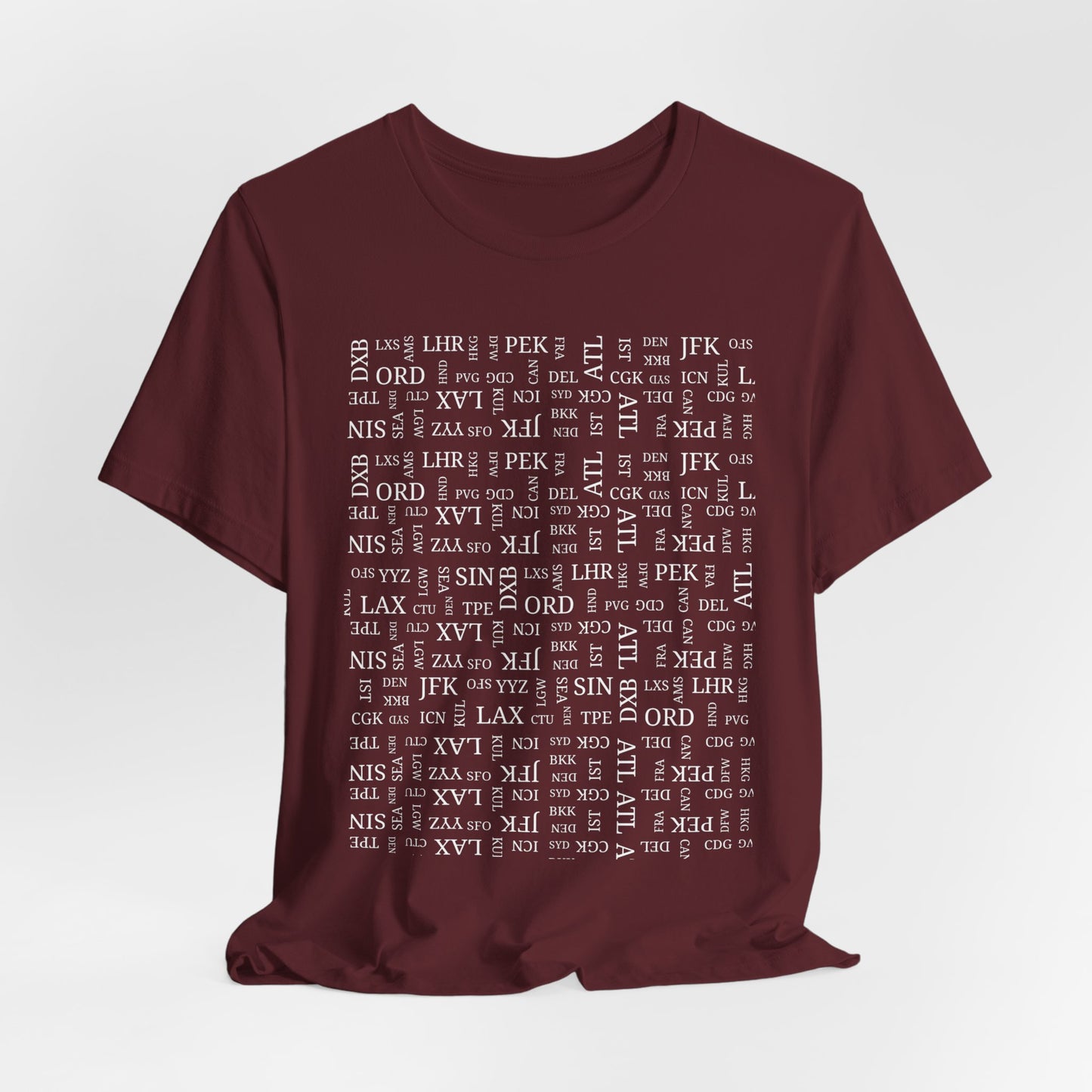 Airport Code Travel Tee for Travel Lovers and AV Geeks