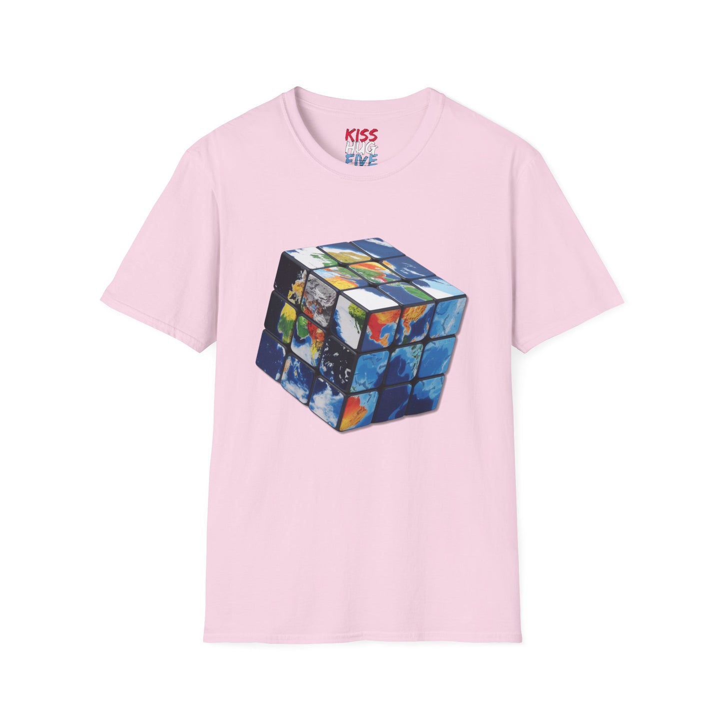 Rubik's Cube World Map Mashup Travel Wear Tee