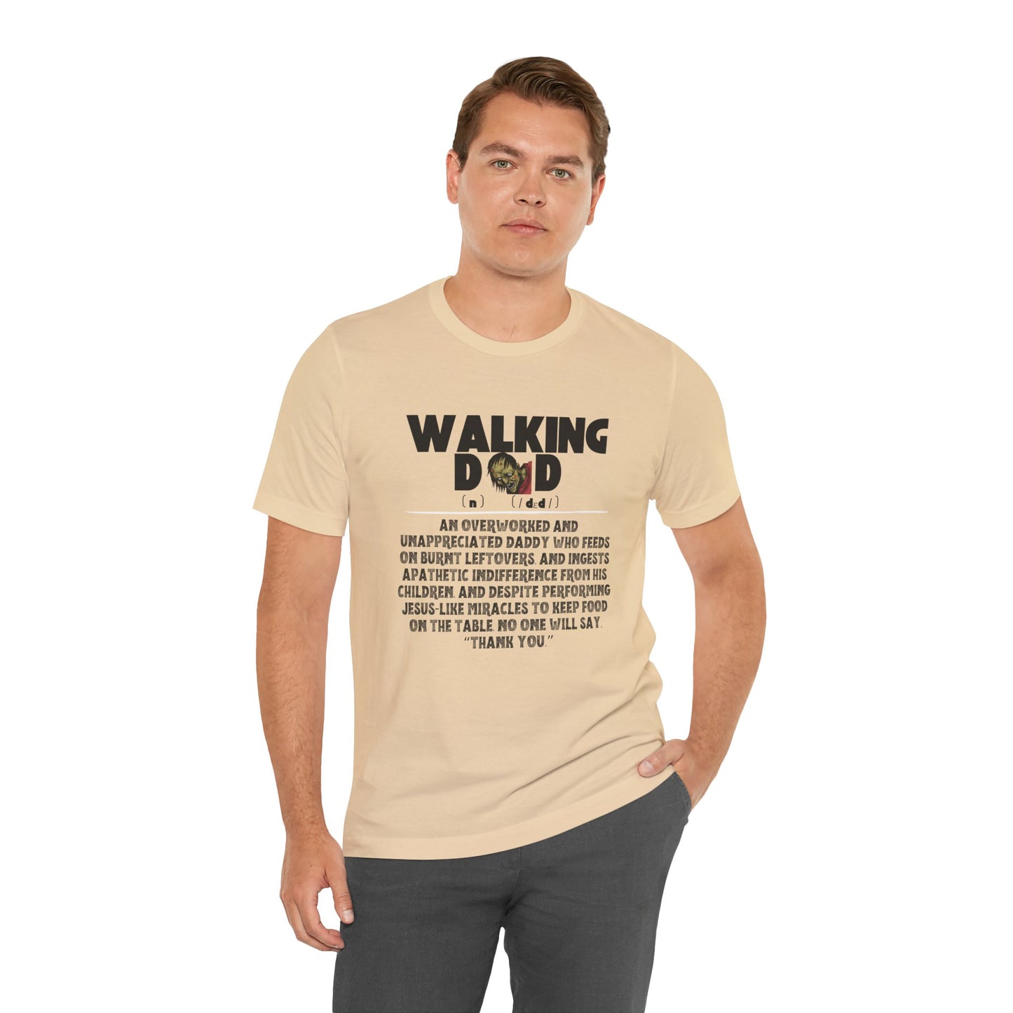 Walking Dad/Dead Shirt, Gift For Halloween, Dad Noun Shirt, Reality Check Dad Shirt, Father's Day Clothing, Spooky Dad Gift, Dad Tee