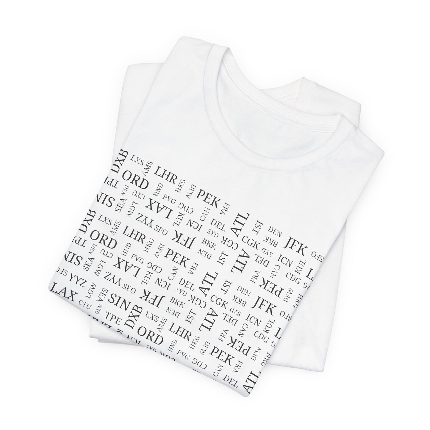 Airport Code Travel Tee for Travel Lovers and AV Geeks