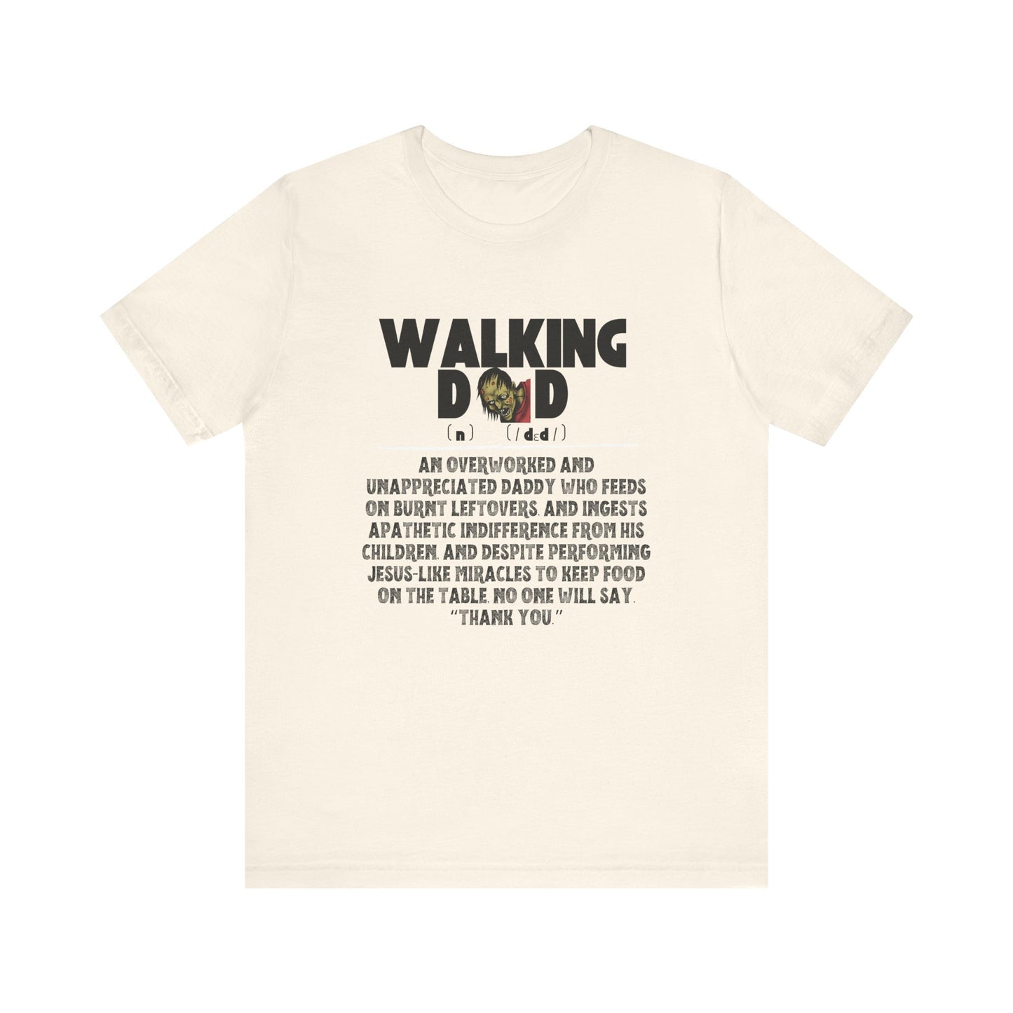 Walking Dad/Dead Shirt, Gift For Halloween, Dad Noun Shirt, Reality Check Dad Shirt, Father's Day Clothing, Spooky Dad Gift, Dad Tee