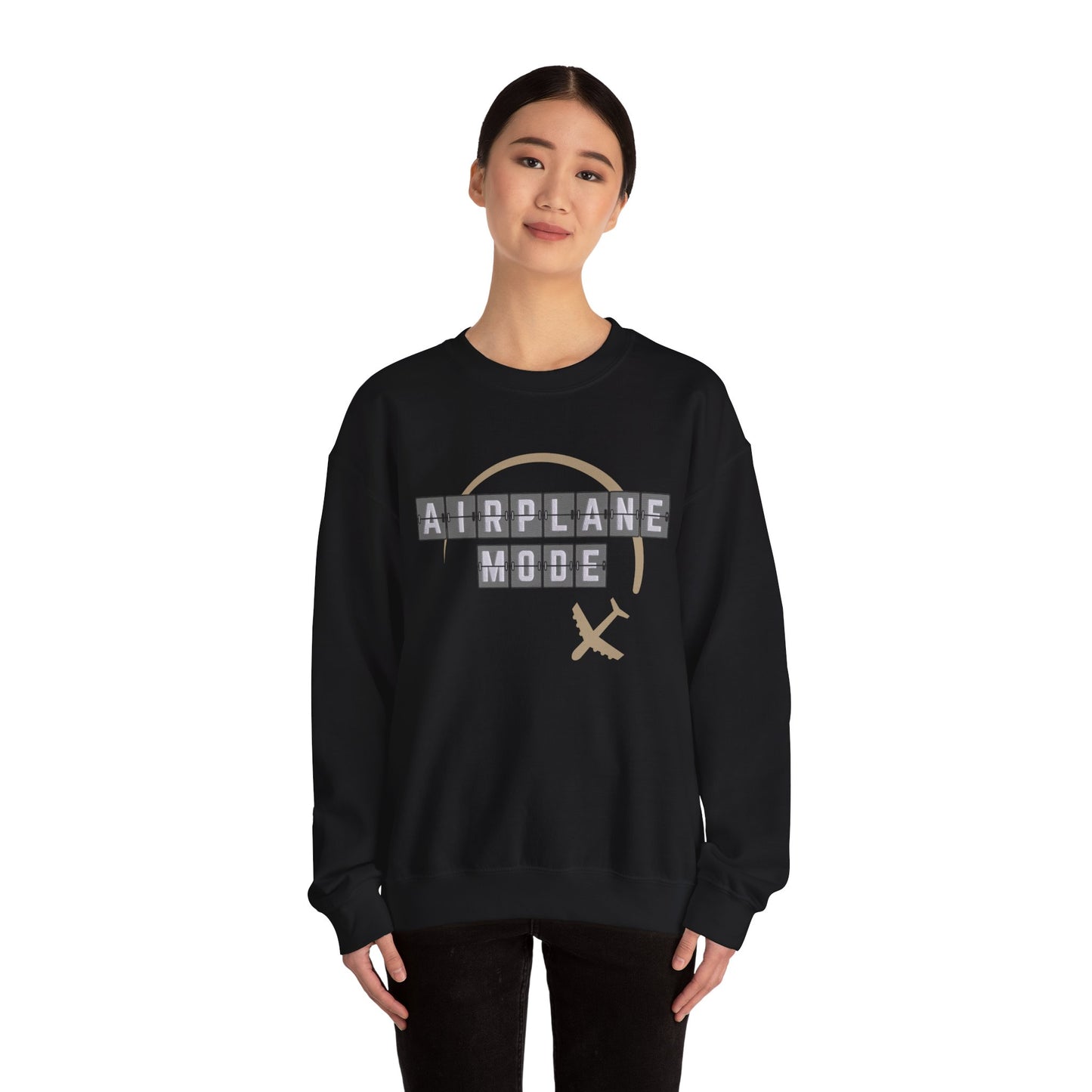 Travel Addict: Airplane Mode Travel Wear, Split Flap Departure Board Sweatshirt