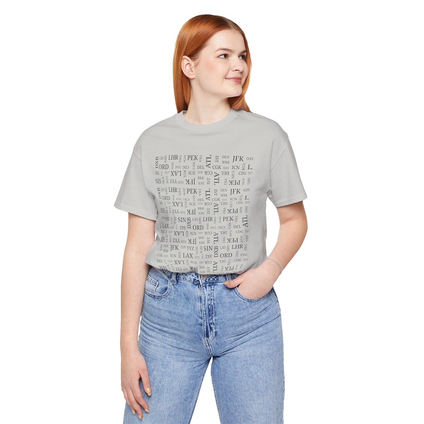 Airport Code Travel Tee for Travel Lovers and AV Geeks